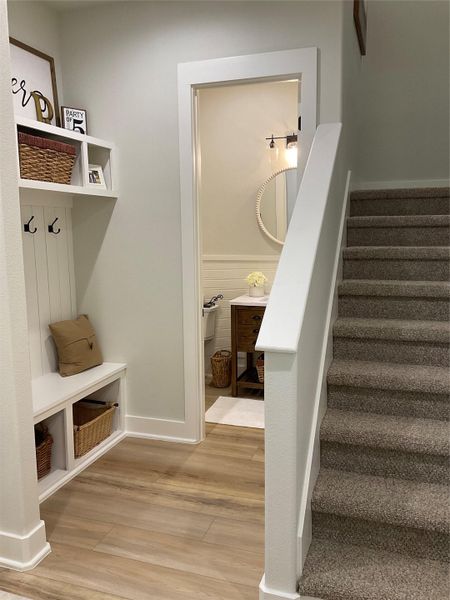 Powder bath downstairs