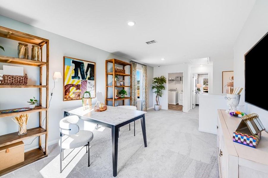 Furnished interior view inside a new home in Windance Lake, Loganville (Image 24).