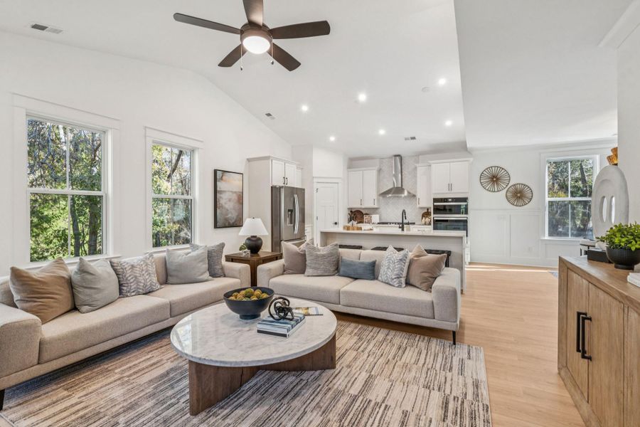 Furnished interior view inside a new home in Waterloo Estates, Johns Island (Image 45).