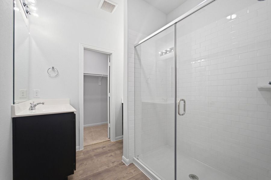 Furnished interior view inside a new home in Windrose Green, Angleton (Image 12).