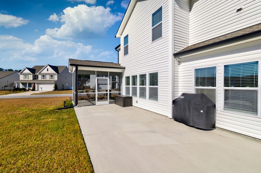 Exterior details and patio area of a home in , Summerville (Image 3).