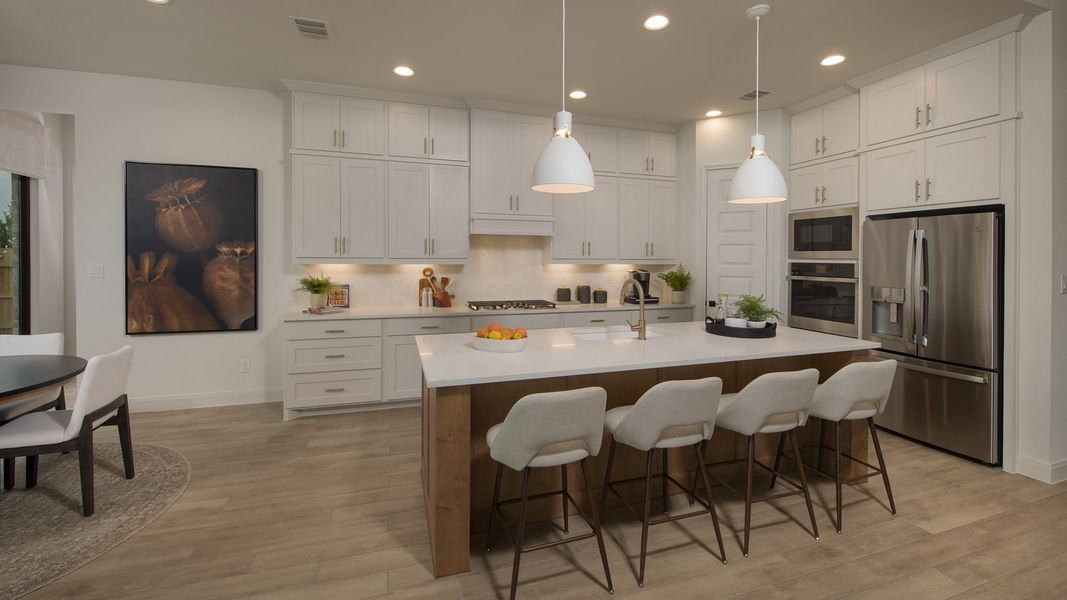 Furnished interior view inside a new home in Trinity Falls, McKinney (Image 38).