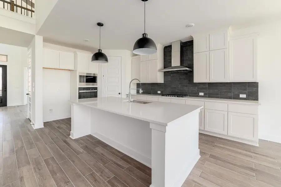 Furnished interior view inside a new home in Lakeside at Tessera - 50', Lago Vista (Image 7).