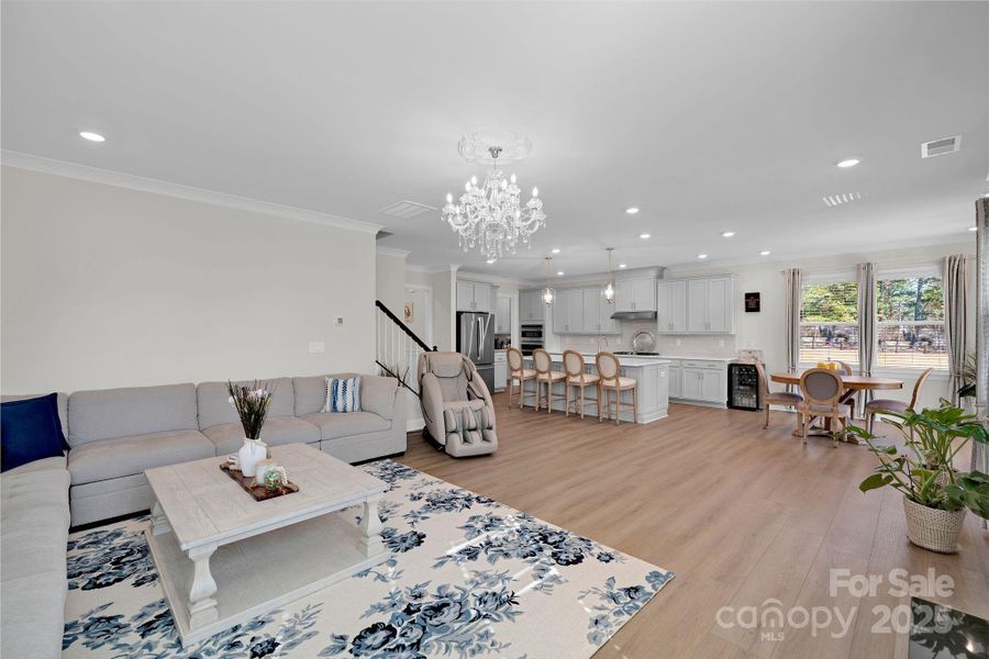 Furnished interior view inside a new home in Whitaker Pointe, Huntersville (Image 9).