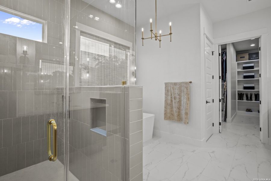 Furnished interior view inside a new home in , Bulverde (Image 34).