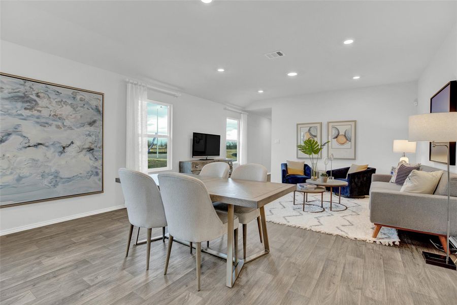 Furnished interior view inside a new home in Southgrove, Kyle (Image 8). Furnished interior view inside a new home in Southgrove, Kyle (Image 8).