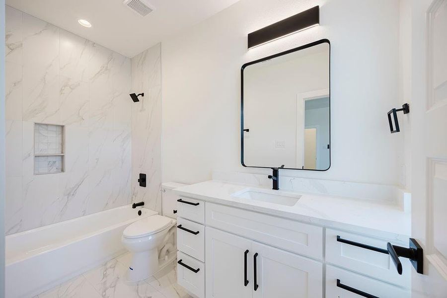 Furnished interior view inside a new home in , Arlington (Image 9). Furnished interior view inside a new home in , Arlington (Image 9).