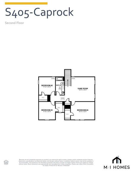 2D floor plan layout of this home in Cascades at Onion Creek, Austin, TX (Image 5). 2D floor plan layout of this home in Cascades at Onion Creek, Austin, TX (Image 5).