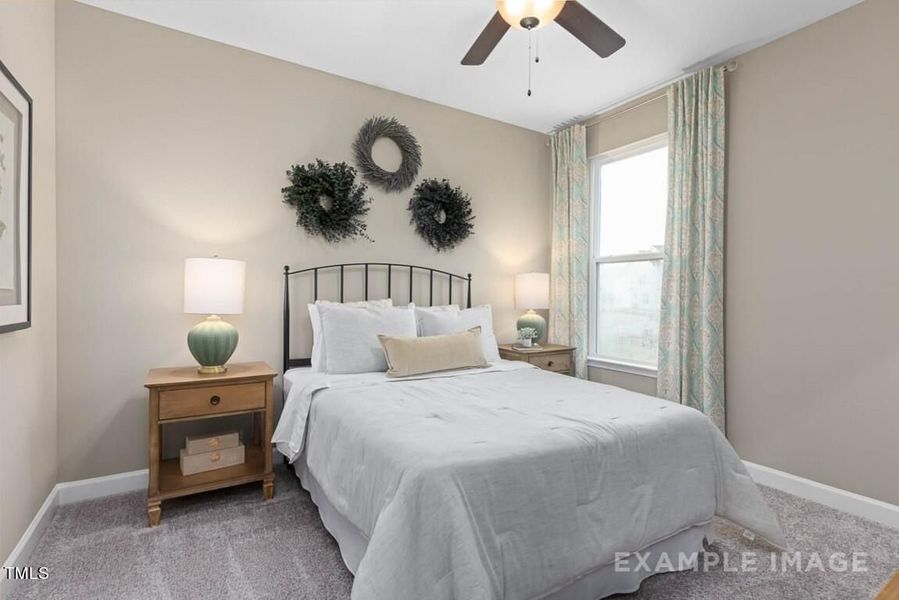 Furnished interior view inside a new home in Glenmere, Knightdale (Image 27).