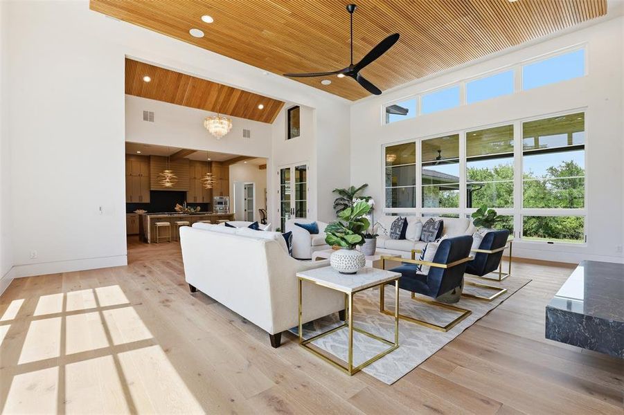 Furnished interior view inside a new home in , Aledo (Image 29).