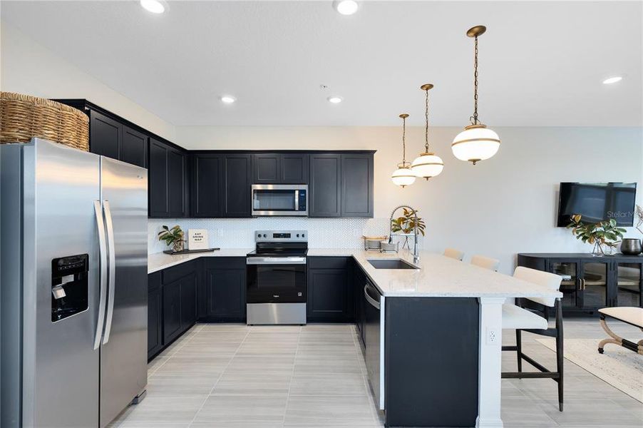 Furnished interior view inside a new home in EverBe, Orlando (Image 8). Furnished interior view inside a new home in EverBe, Orlando (Image 8).