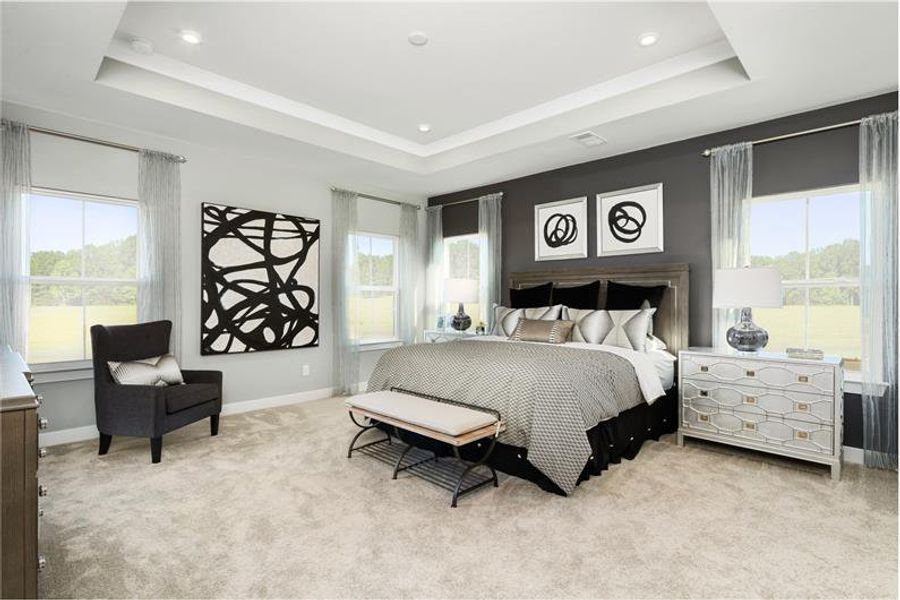 Representative furnished interior of a home built from the Savannah by Ryan Homes in Eagles Crest, Cornelia (Image 6).