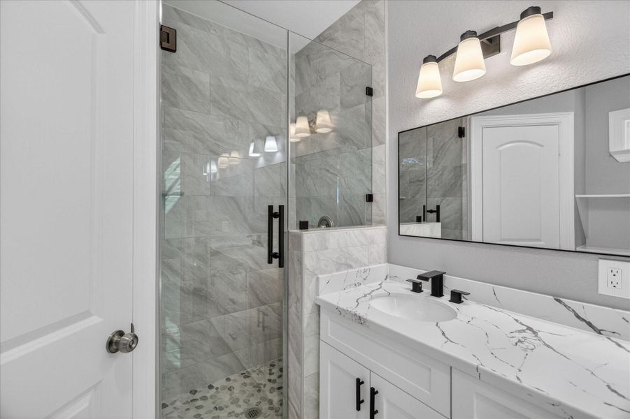 Furnished interior view inside a new home in , Houston (Image 17).