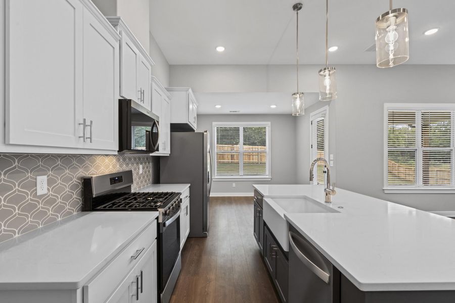 Furnished interior view inside a new home in Twin Oaks, Oakland (Image 5).