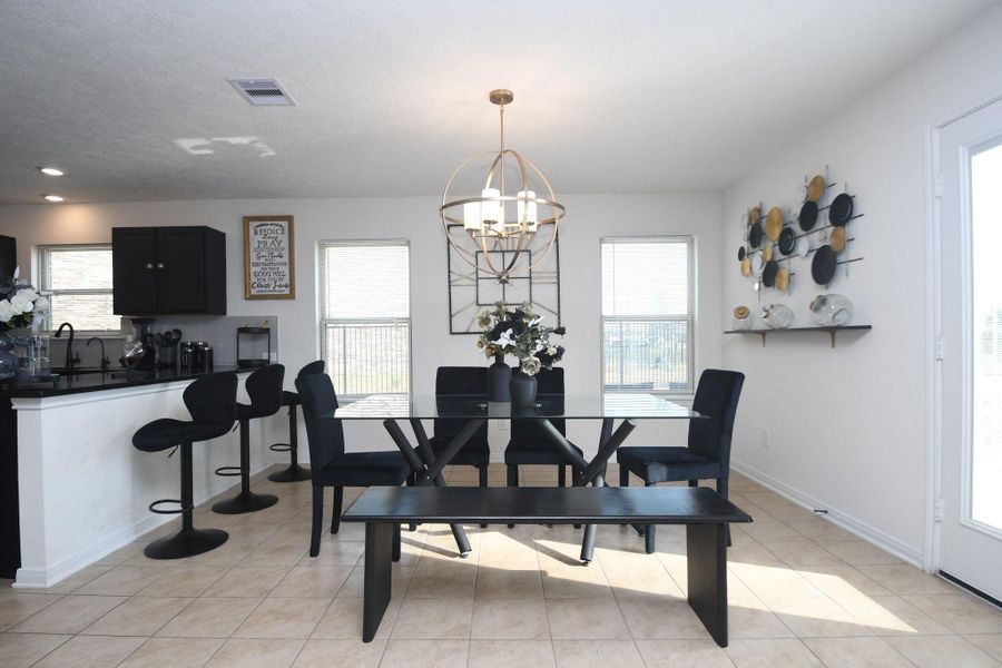 Furnished interior view inside a new home in , Katy (Image 10).
