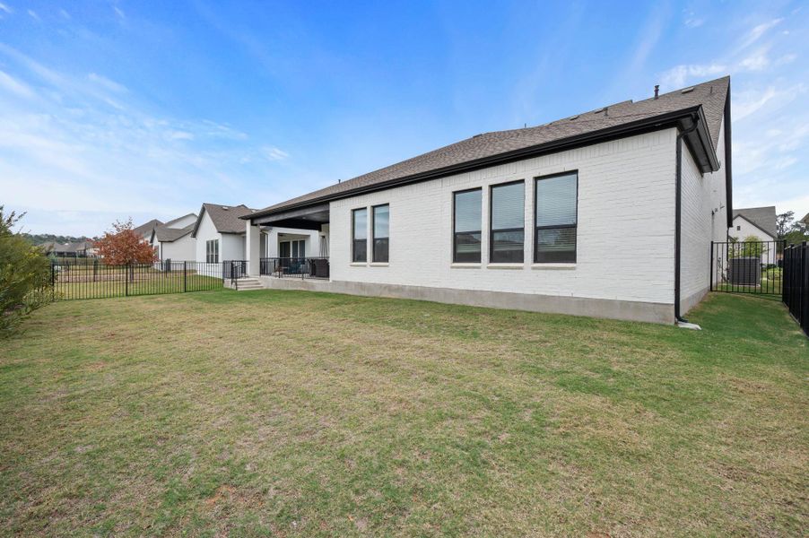 Exterior details and patio area of a home in , Liberty Hill (Image 22). Exterior details and patio area of a home in , Liberty Hill (Image 22).