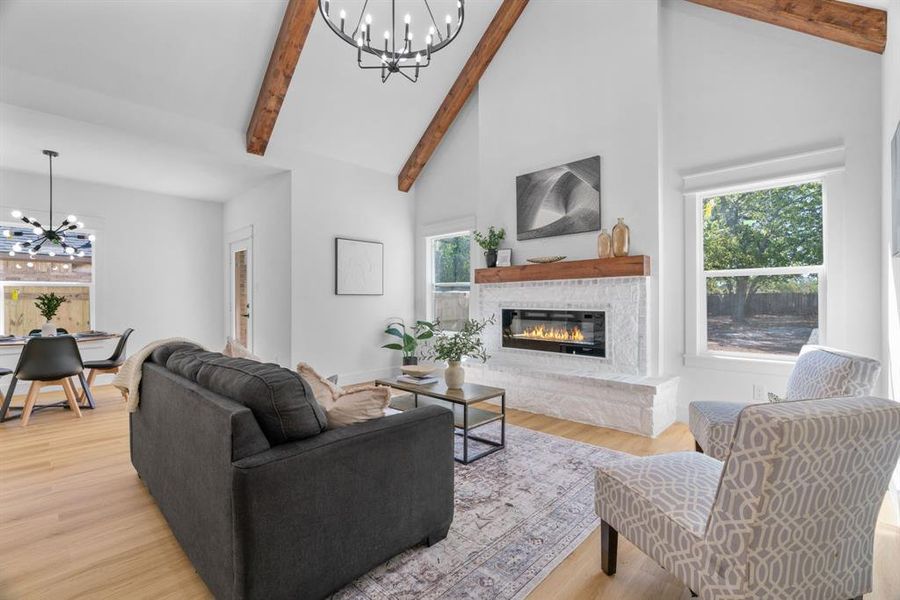 Furnished interior view inside a new home in , White Settlement (Image 20).