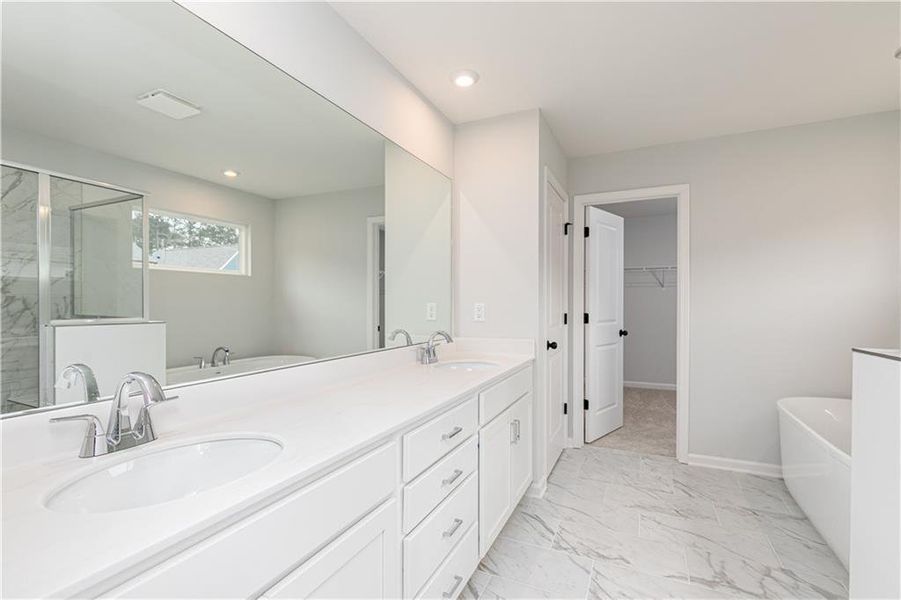 Furnished interior view inside a new home in Riverside Ridge, Lawrenceville (Image 11).