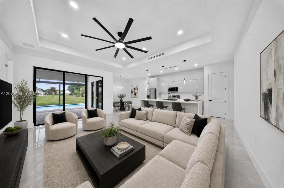 Furnished interior view inside a new home in , Punta Gorda (Image 4). Furnished interior view inside a new home in , Punta Gorda (Image 4).