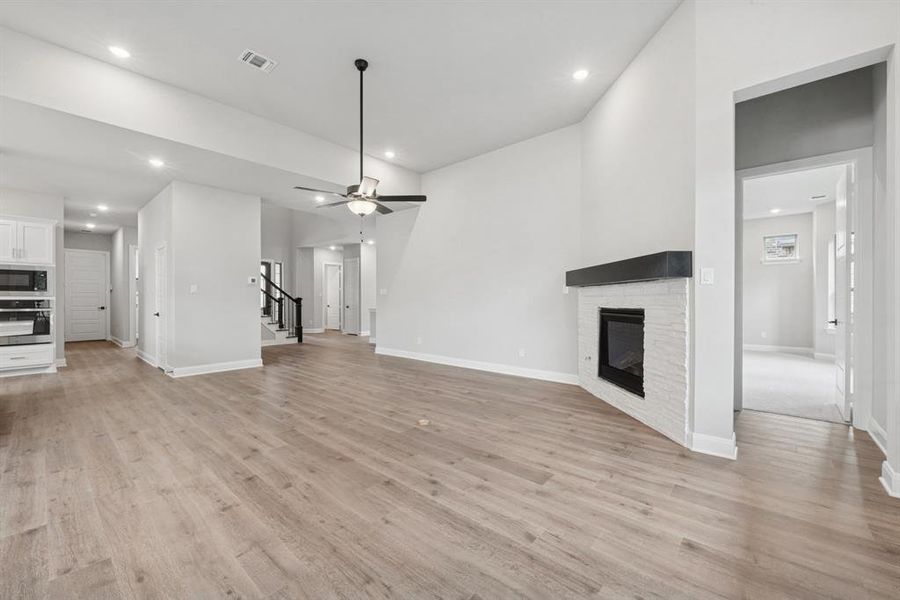 Spacious, unfurnished interior of a new home in South Pointe  Village Series, Mansfield (Image 16).