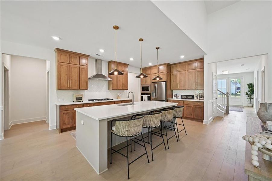 Furnished interior view inside a new home in Fireside Farms, Dawsonville (Image 39).
