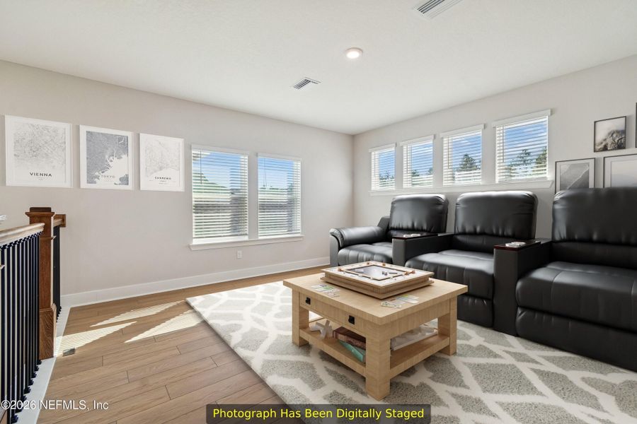 Furnished interior view inside a new home in Reflections 50' Front Load, Ponte Vedra (Image 13).