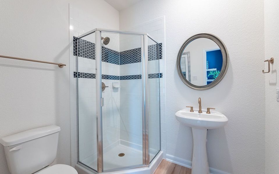 Furnished interior view inside a new home in Hickory Ridge, Elmendorf (Image 15).