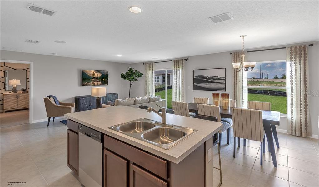 Furnished interior view inside a new home in Annabelle Estates, Winter Haven (Image 8).