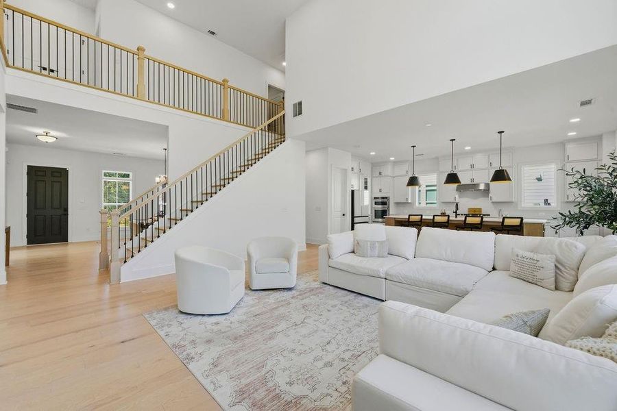 Furnished interior view inside a new home in , Woodstock (Image 36).