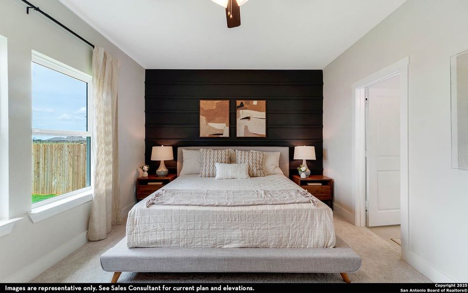 Furnished interior view inside a new home in Hannah Heights, Seguin (Image 16).