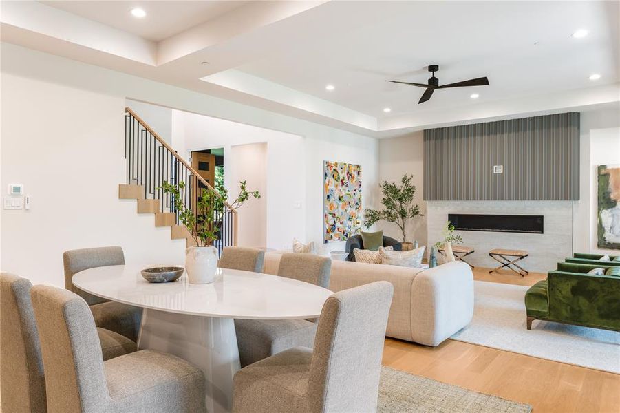 Furnished interior view inside a new home in , Dallas (Image 26). Furnished interior view inside a new home in , Dallas (Image 26).