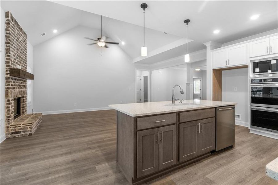 Furnished interior view inside a new home in Belle Woode Estates, Monroe (Image 8).