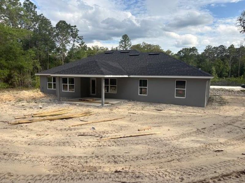 In-progress construction of a new home in , Dunnellon, FL (Image 8).