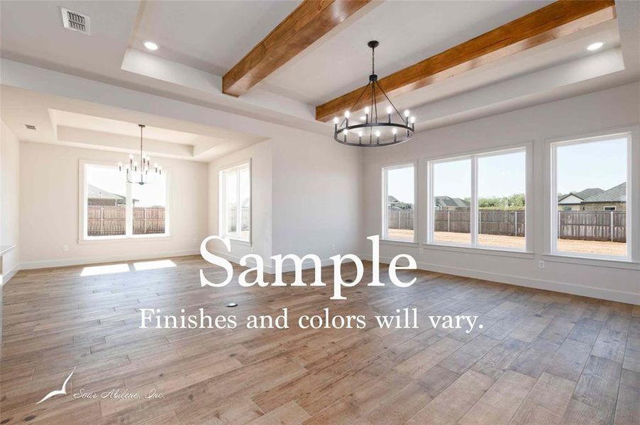 Furnished interior view inside a new home in , Abilene (Image 8). Furnished interior view inside a new home in , Abilene (Image 8).