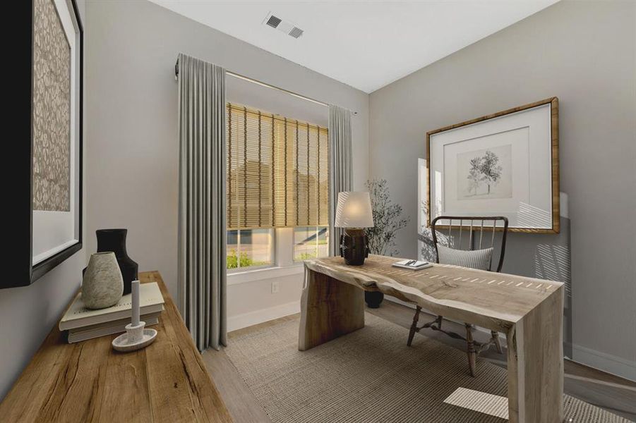 Furnished interior view inside a new home in Sterling Greene, Arlington (Image 25).