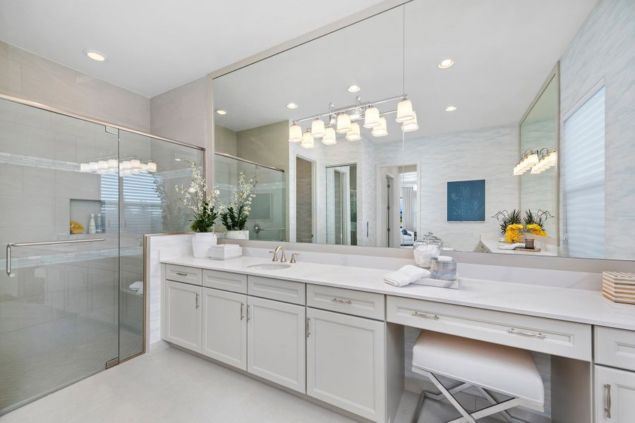 Representative furnished interior of a home built from the Bianca by GL Homes in Valencia Parc at Riverland, Port St. Lucie (Image 15).