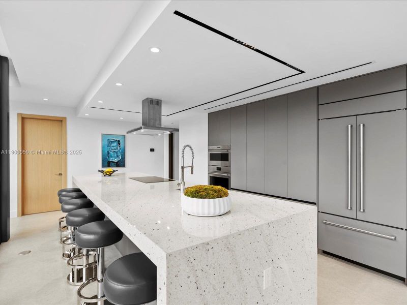 Furnished interior view inside a new home in , Miami Shores (Image 17).