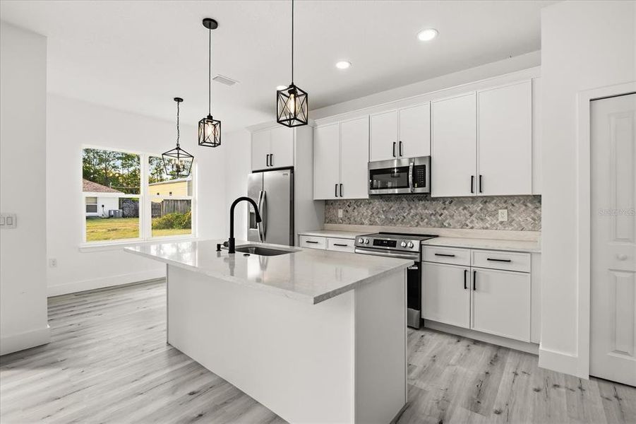 Furnished interior view inside a new home in , Palm Bay (Image 9). Furnished interior view inside a new home in , Palm Bay (Image 9).