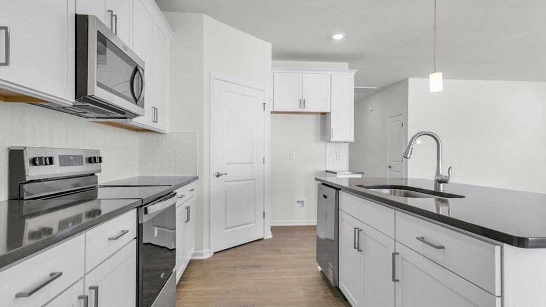 Representative furnished interior of a home built from the CLIFTON by D.R. Horton in The Villas at Galvins Ridge, Sanford (Image 9). Representative furnished interior of a home built from the CLIFTON by D.R. Horton in The Villas at Galvins Ridge, Sanford (Image 9).