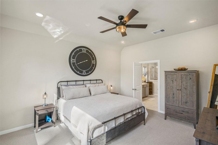 Furnished interior view inside a new home in The Highlands - Grove Collection, Porter (Image 28).