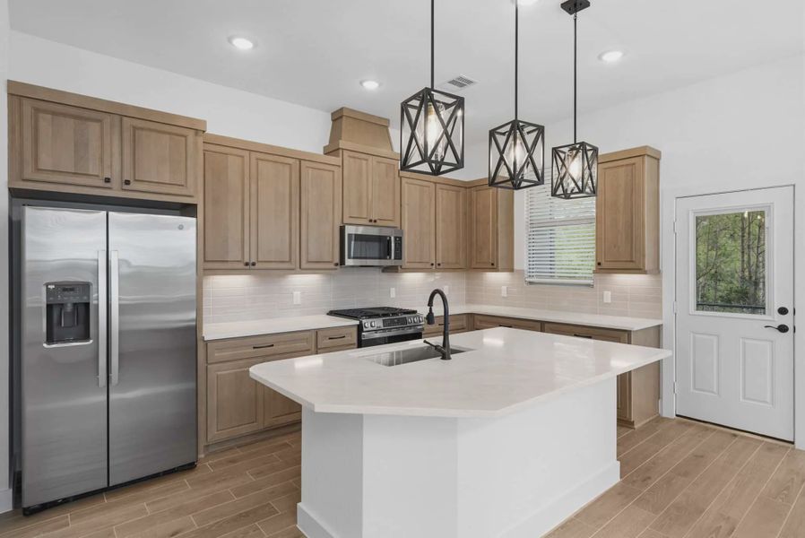 Representative furnished interior of a home built from the Lucas by Chesmar Homes in Parkside on the River, Georgetown (Image 7). Representative furnished interior of a home built from the Lucas by Chesmar Homes in Parkside on the River, Georgetown (Image 7).