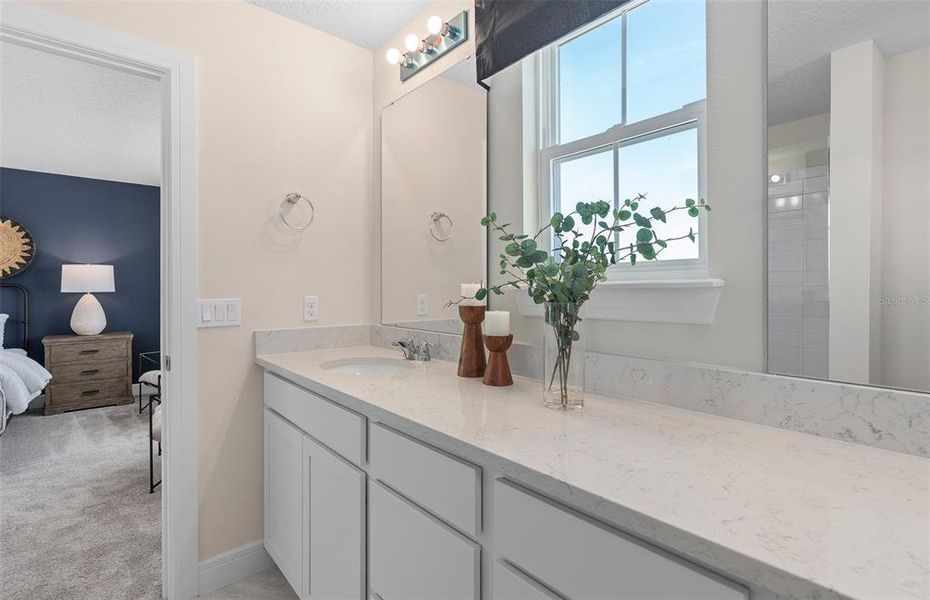 Furnished interior view inside a new home in Tohoqua, Kissimmee (Image 14).