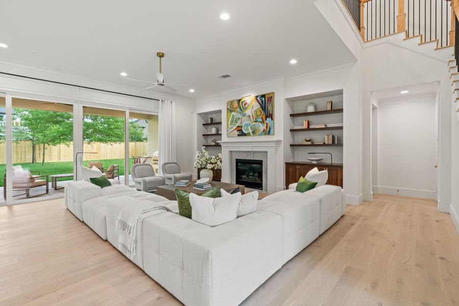 Furnished interior view inside a new home in , Houston (Image 12).