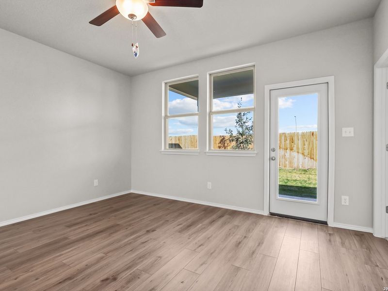 Spacious, unfurnished interior of a new home in Applewhite Meadows, San Antonio (Image 19). Spacious, unfurnished interior of a new home in Applewhite Meadows, San Antonio (Image 19).
