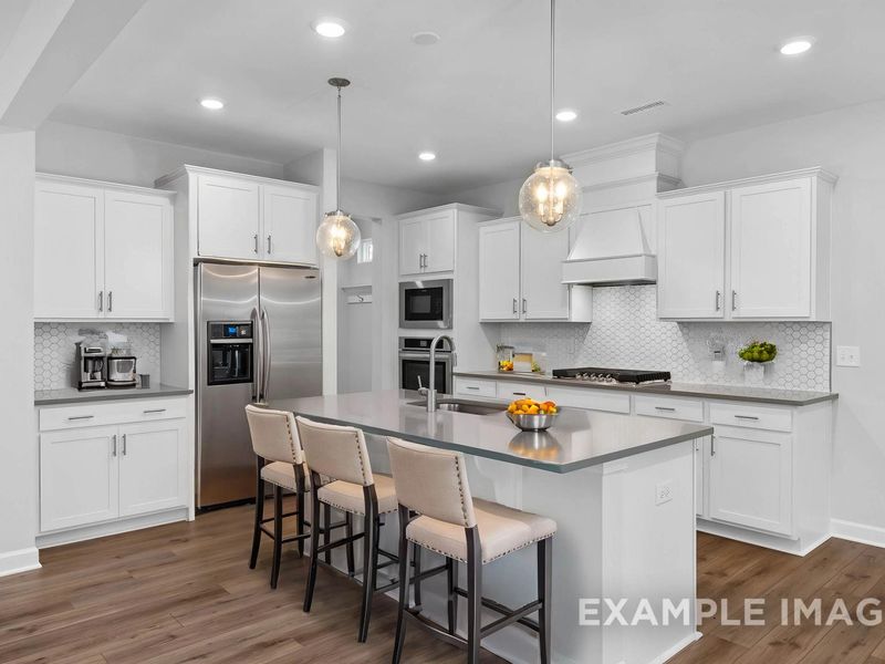 Representative furnished interior of a home built from the The Gavin A by Davidson Homes LLC in Gregory Village, Lillington (Image 6).