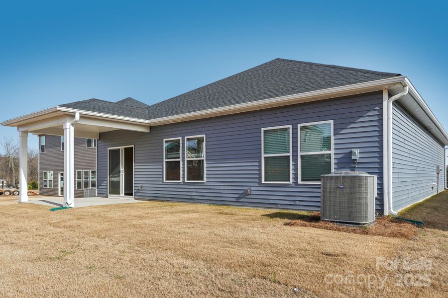 Front exterior of a new home in Harper Landing, Stanley, NC, highlighting curb appeal (Image 24).
