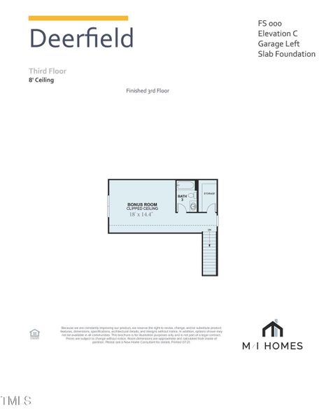 RAF 125 Deerfield C- 3-Story - Slab - Co