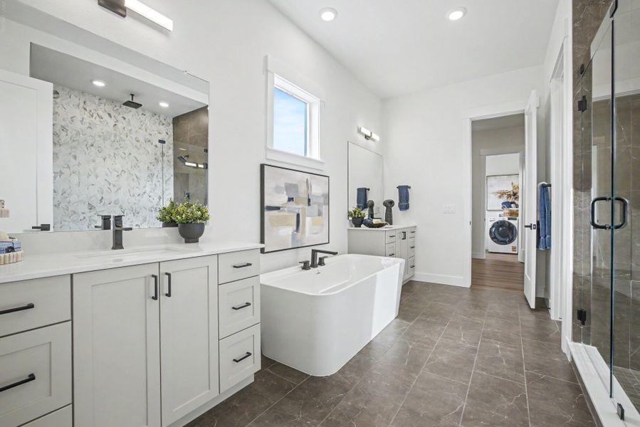 Representative furnished interior of a home built from the Glen Eyrie by Scott Felder Homes in Jackson Creek, Monument (Image 57). Representative furnished interior of a home built from the Glen Eyrie by Scott Felder Homes in Jackson Creek, Monument (Image 57).