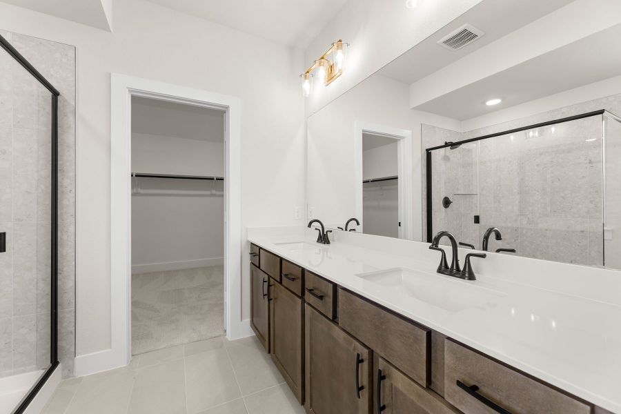Furnished interior view inside a new home in Treeline, Justin (Image 9).