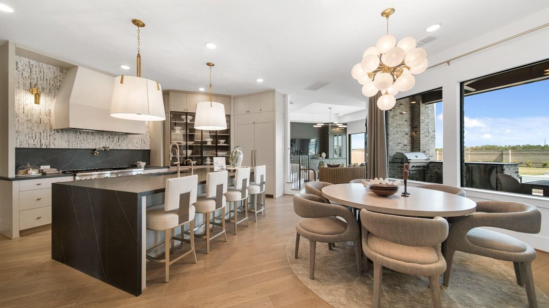 Furnished interior view inside a new home in , Cypress (Image 11).